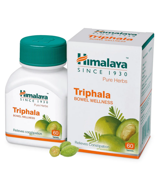 Organic Himalaya Triphala 60 Tablets - Bowel Wellness